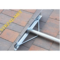 Reinforced aluminum rake, concrete asphalt 175 cm