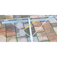 Reinforced aluminum strip for concrete, asphalt, aggregates, 200cm x 195m